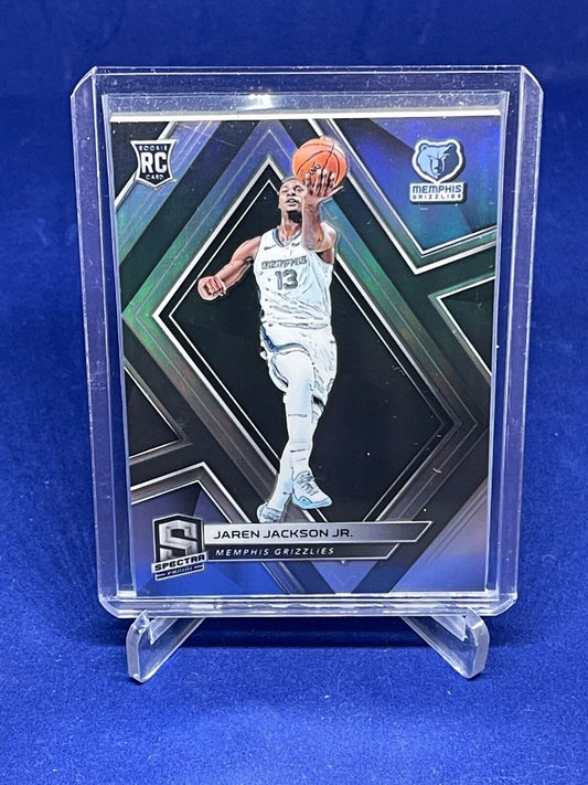 JAREN JACKSON JR 2018-19 PANINI SPECTRA SILVER PRIZM ROOKIE SSP RC #36