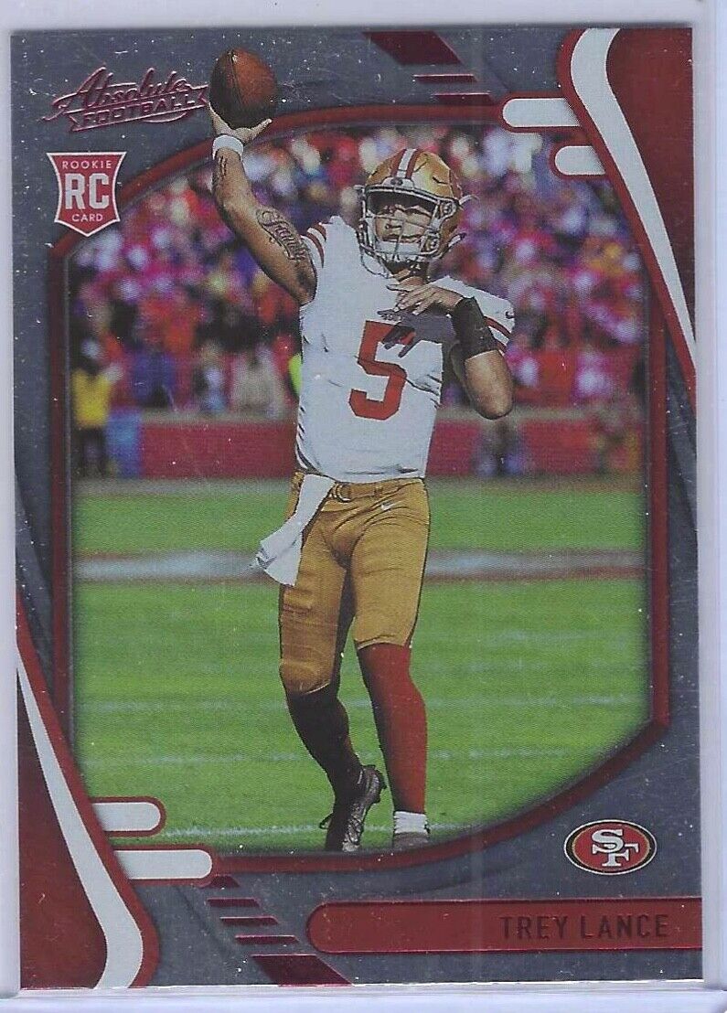 TREY LANCE 2021 PANINI ABSOLUTE RED FOIL ROOKIE RC #103