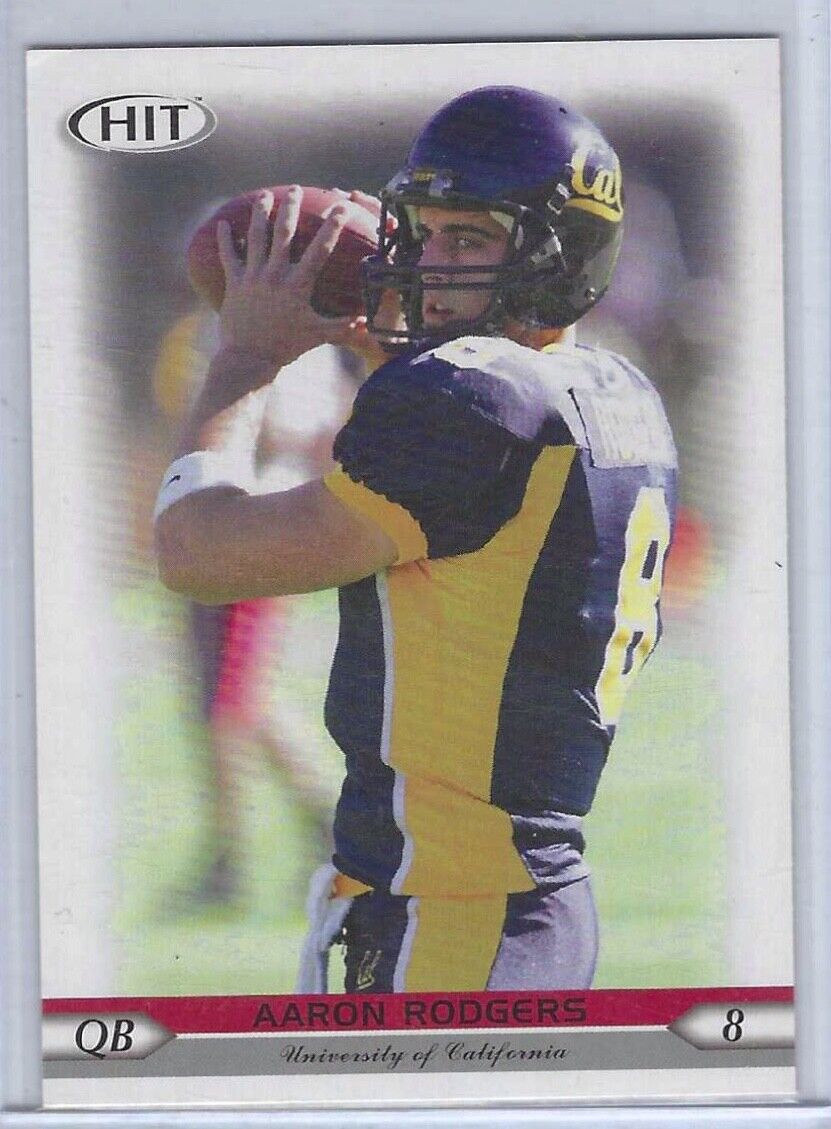 AARON RODGERS 2005 SAGE HIT ROOKIE RC #8
