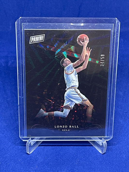 LONZO BALL 2017 PANINI BLACK FRIDAY ROOKIE RC #D 34/50