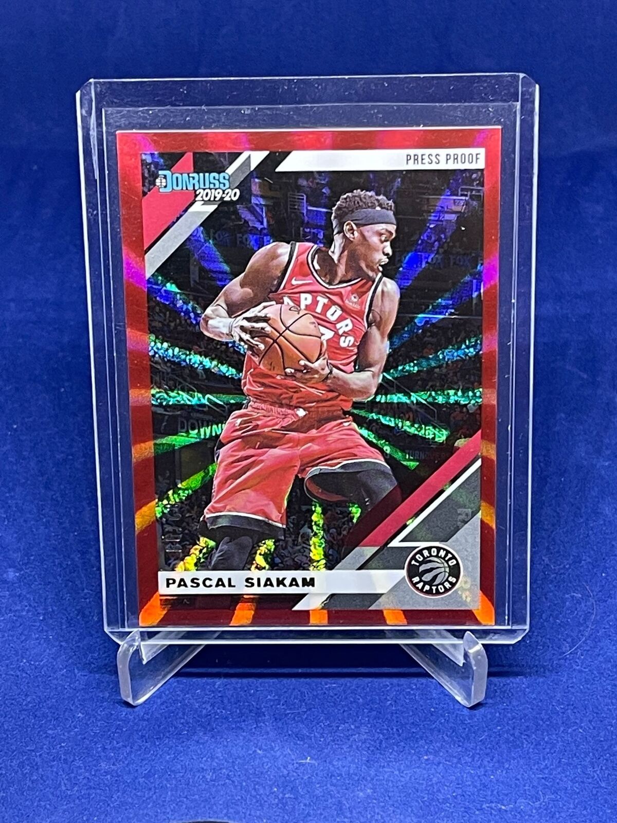 PASCAL SIAKAM 2019-20 PANINI DONRUSS PRESS PROOF RED LASER #D 82/99
