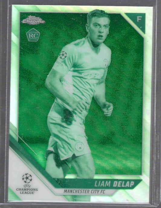 LIAM DELAP 2021-22 TOPPS CHROME UEFA NIGHT VISION REFRACTOR RC #D 212/225