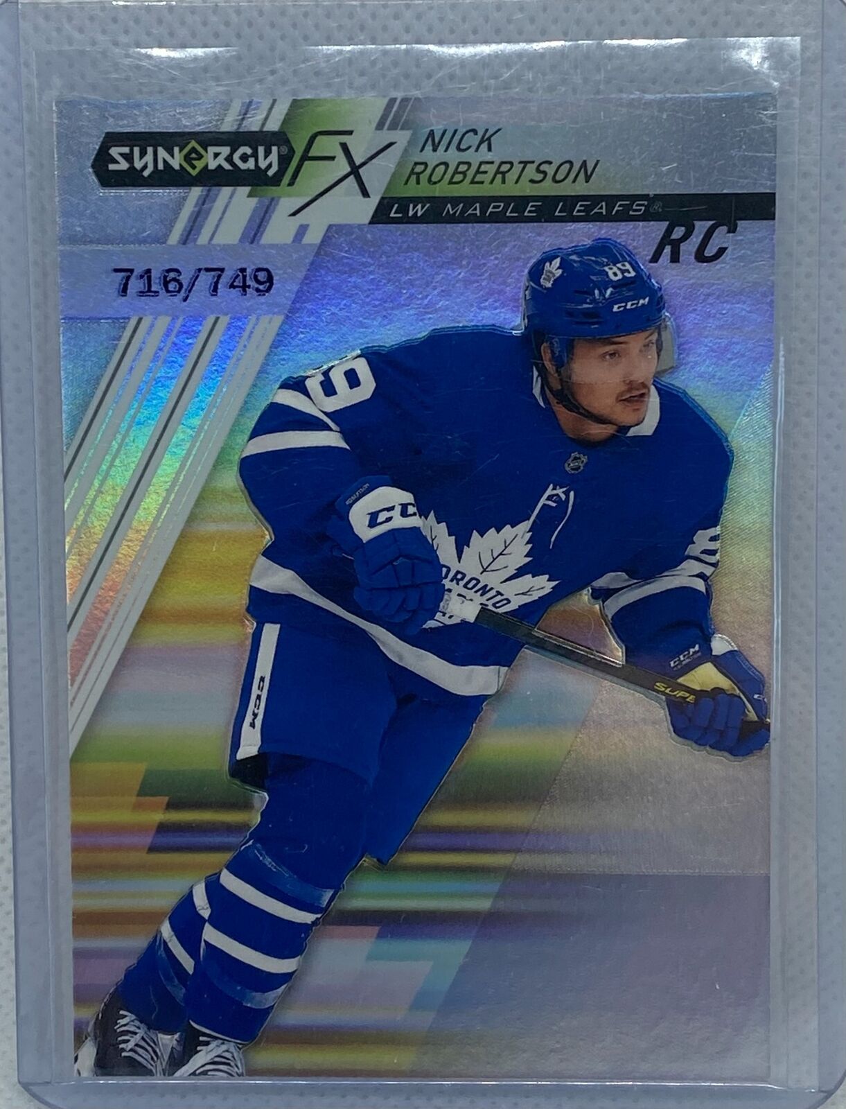 NICK ROBERTSON 2020-21 UPPER DECK SYNERGY FX RC #D 716/749