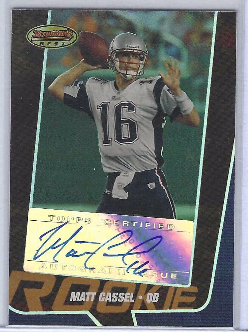 MATT CASSELL 2005 TOPPS BOWMANS BEST GOLD AUTO RC #D 15/99