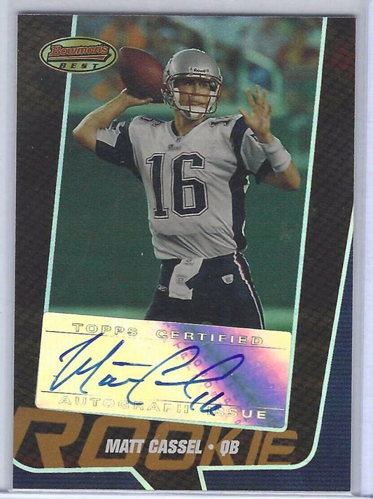 MATT CASSELL 2005 TOPPS BOWMANS BEST GOLD AUTO RC #D 15/99