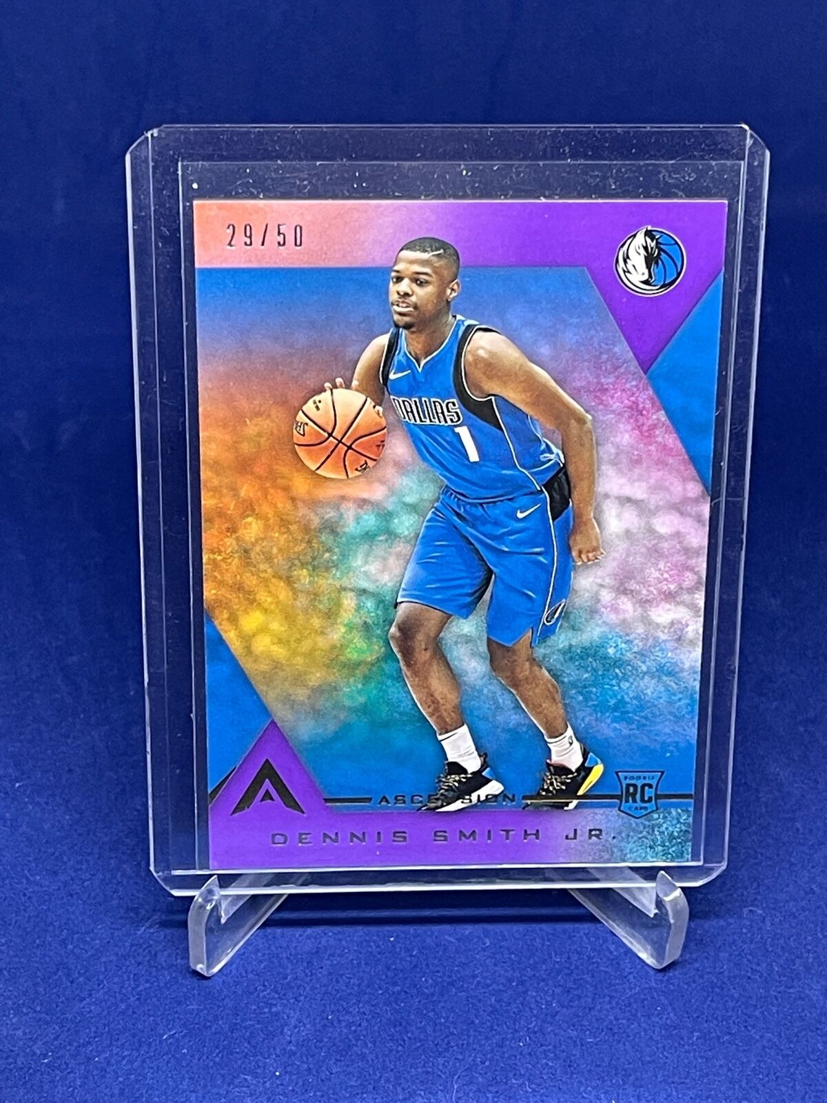 DENNIS SMITH JR 2017-18 PANINI ASCENSION PURPLE ROOKIE RC #D 29/50