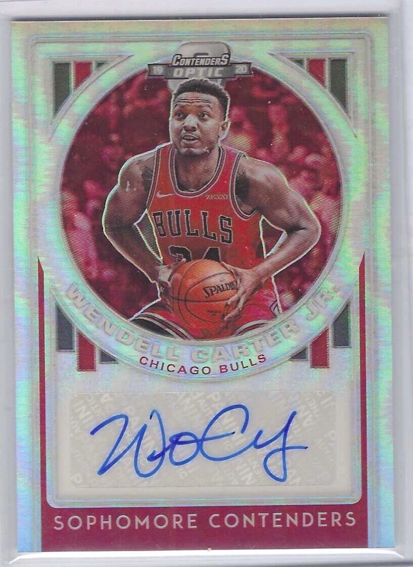 WENDELL CARTER JR 2019-20 PANINI OPTIC CONTENDERS SOPHOMORE CONTENDERS AUTO /125