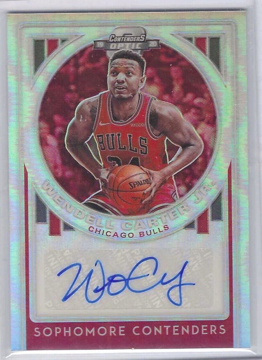 WENDELL CARTER JR 2019-20 PANINI OPTIC CONTENDERS SOPHOMORE CONTENDERS AUTO /125