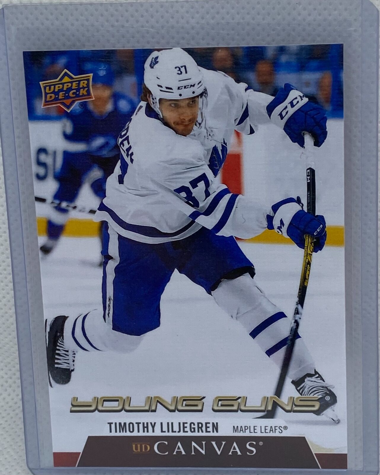 TIMOTHY LILJEGREN 2019-20 UPPER DECK SERIES 1 YOUNG GUNS CANVAS RC #C104
