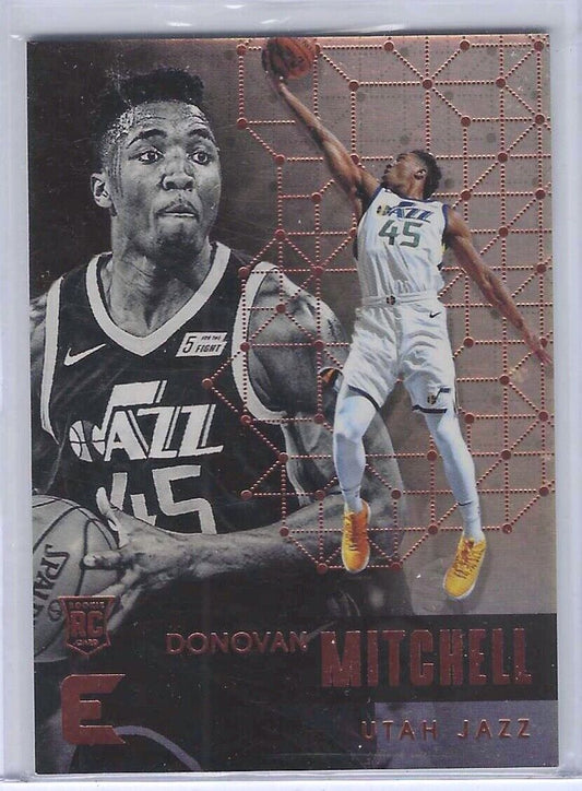 DONOVAN MITCHELL 2017-18 PANINI ESSENTIALS ROOKIE RC #149