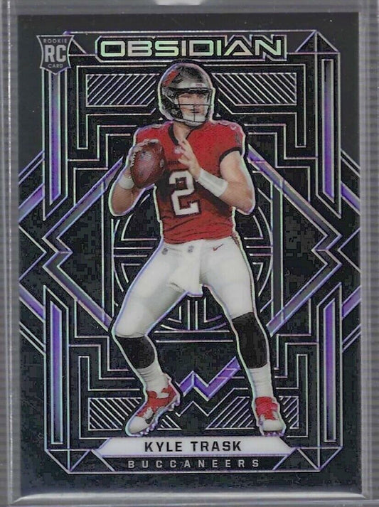 KYLE TRASK 2021 PANINI OBSIDIAN PURPLE ETCH ROOKIE RC #D 029/100