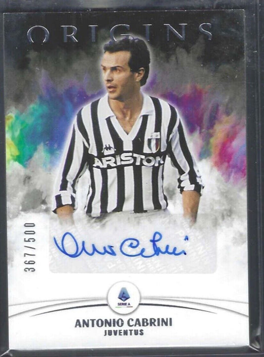 ANTONIO CABRINI 2021-22 PANINI CHRONICLES ORIGINS AUTO #D 367/500