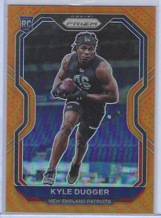 KYLE DUGGER 2020 PANINI PRIZM ORANGE PRIZM RC #D 046/249