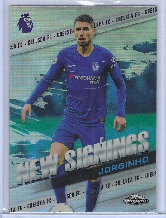 JORGINHO 2018-19 TOPPS CHROME EPL NEW SIGNINGS REFRACTOR #NS-J