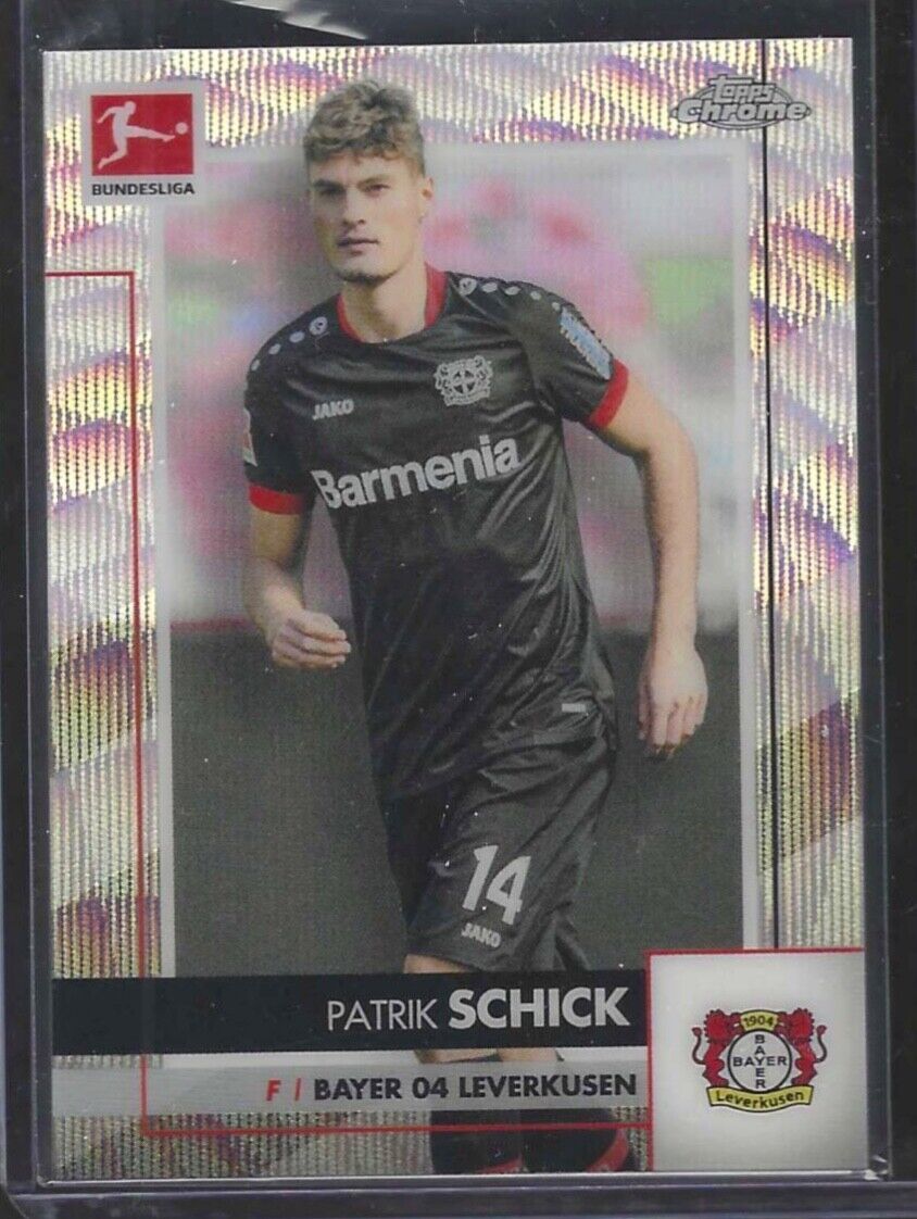 PATRIK SCHICK 2020-21 TOPPS CHROME SILVER WAVE ROOKIE REFRACTOR RC #D /250