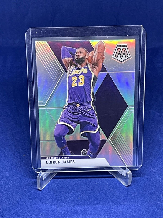LEBRON JAMES 2019-20 PANINI MOSAIC SILVER PRIZM #8