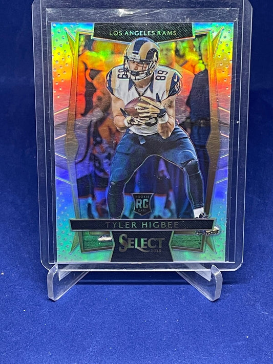 TYLER HIGBEE 2016 PANINI SELECT SILVER PRIZM ROOKIE RC #56