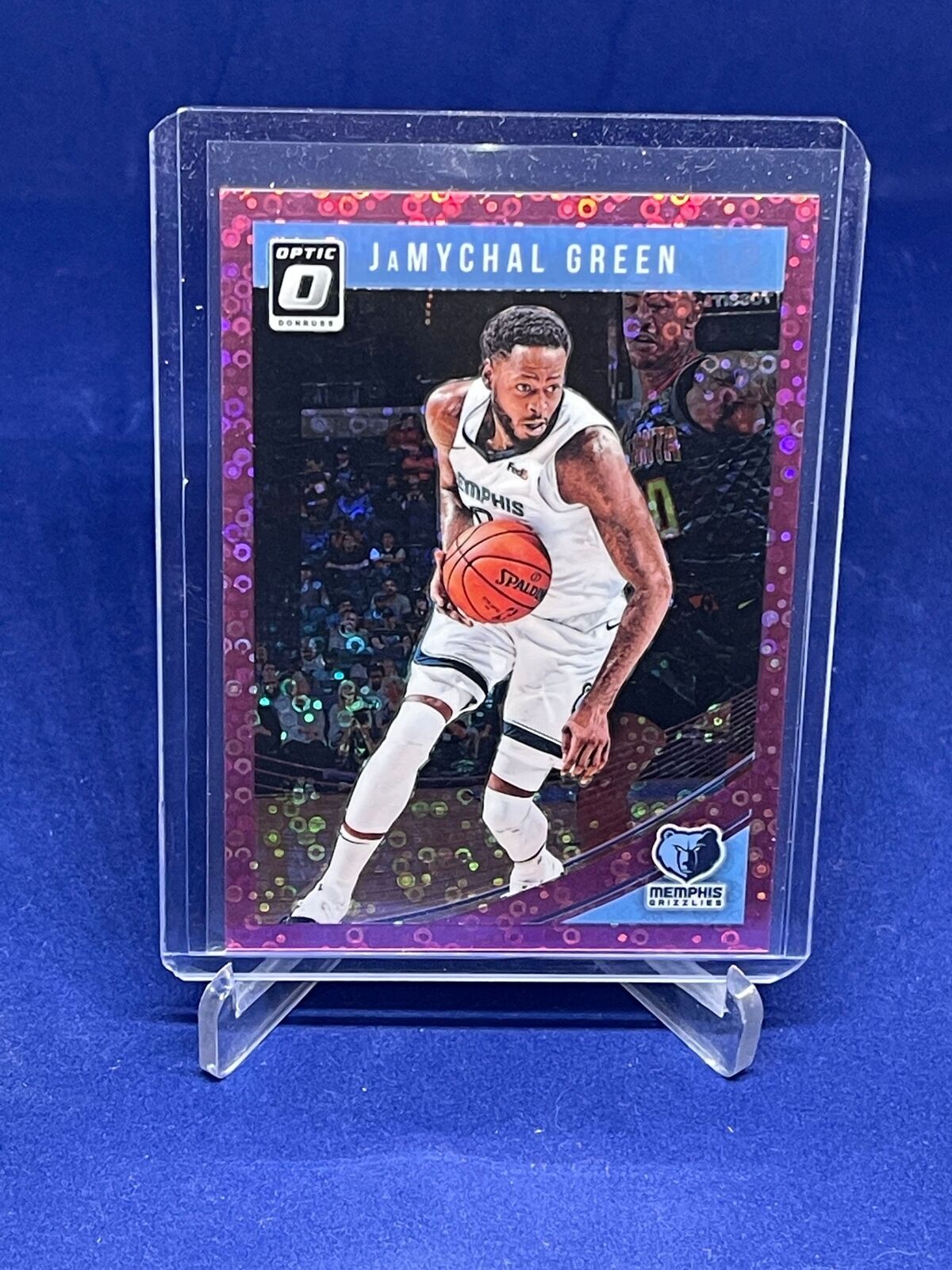 JAMYCHAL GREEN 2018-19 PANINI DONRUSS OPTIC PINK DISCO PRIZM HOLO #D 4/20