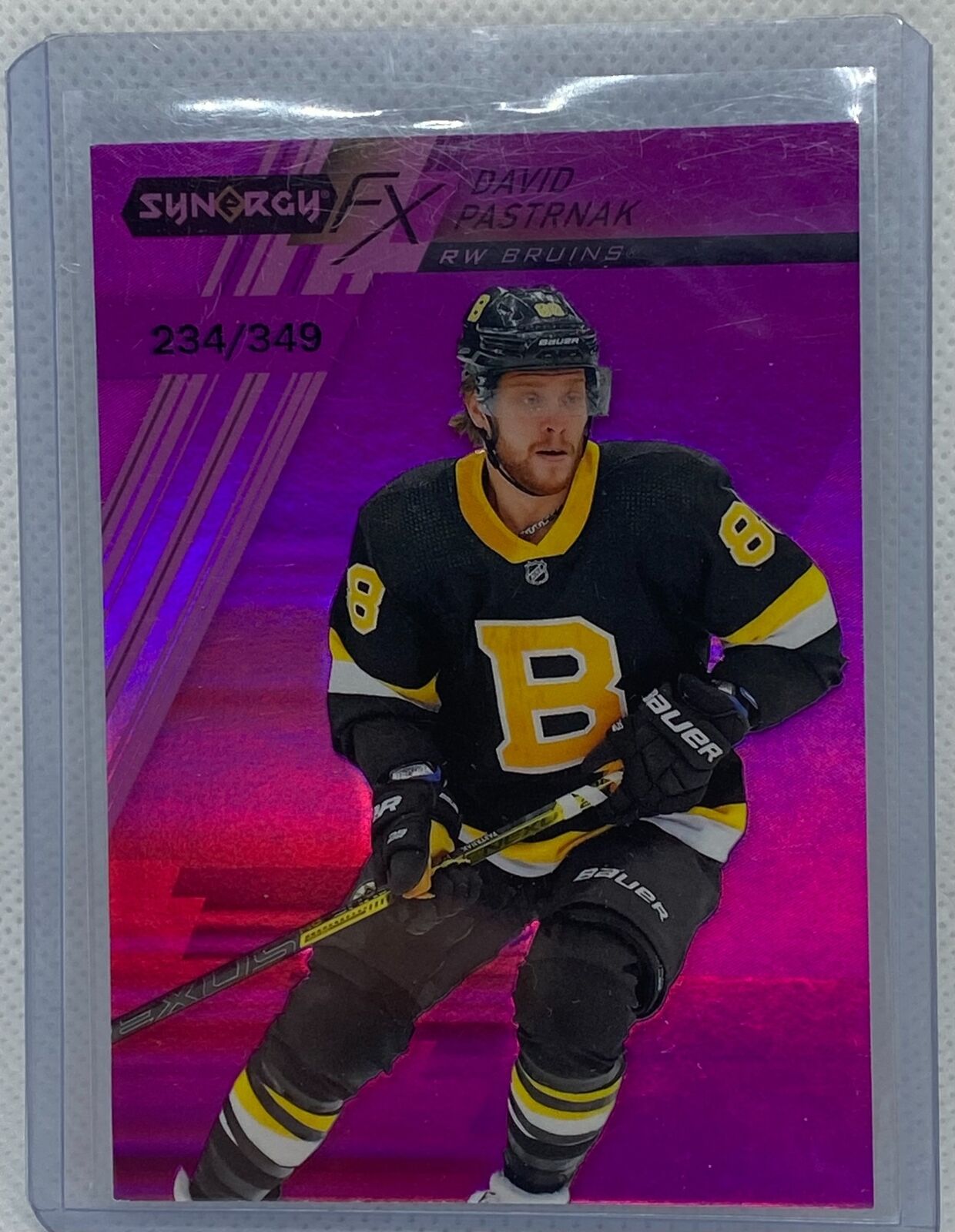 DAVID PASTRNAK 2020-21 UPPER DECK SYNERGY FX PURPLE #D 234/349
