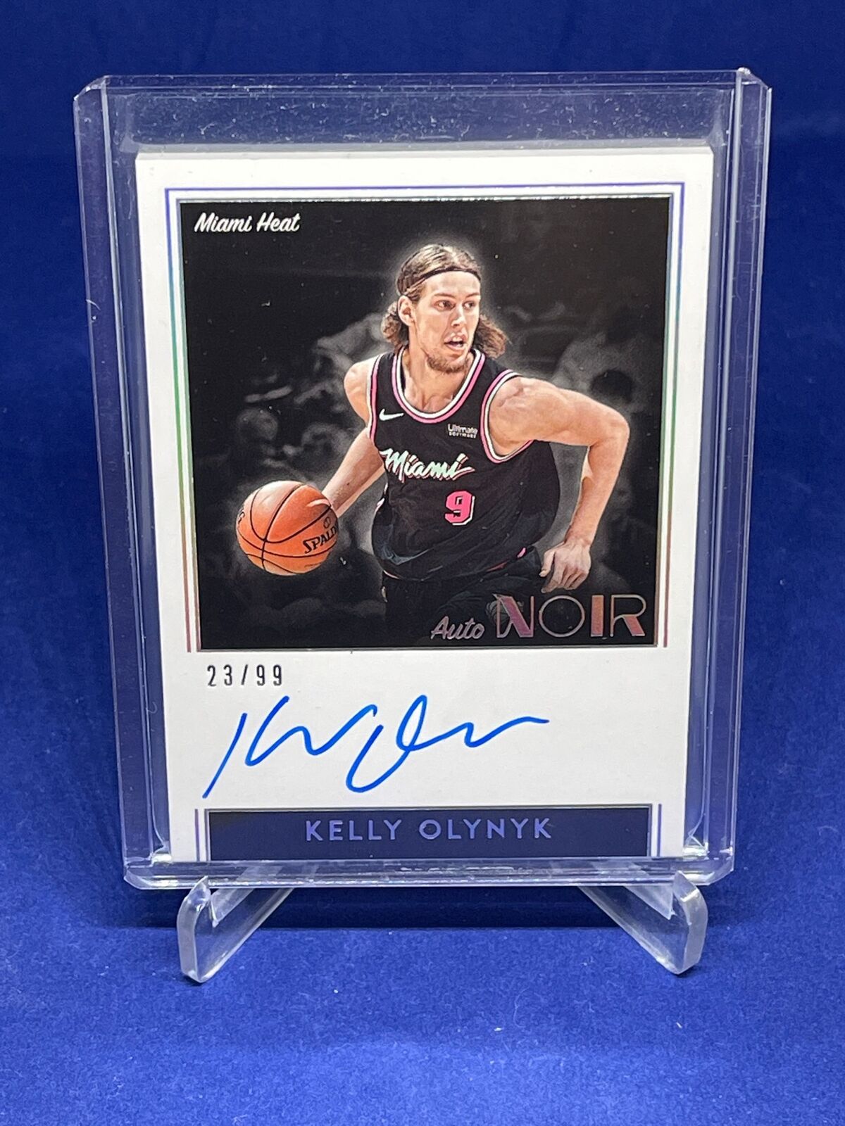 KELLY OLYNK 2018-19 PANINI NOIR ON CARD AUTOGRAPH AUTO #D 23/99