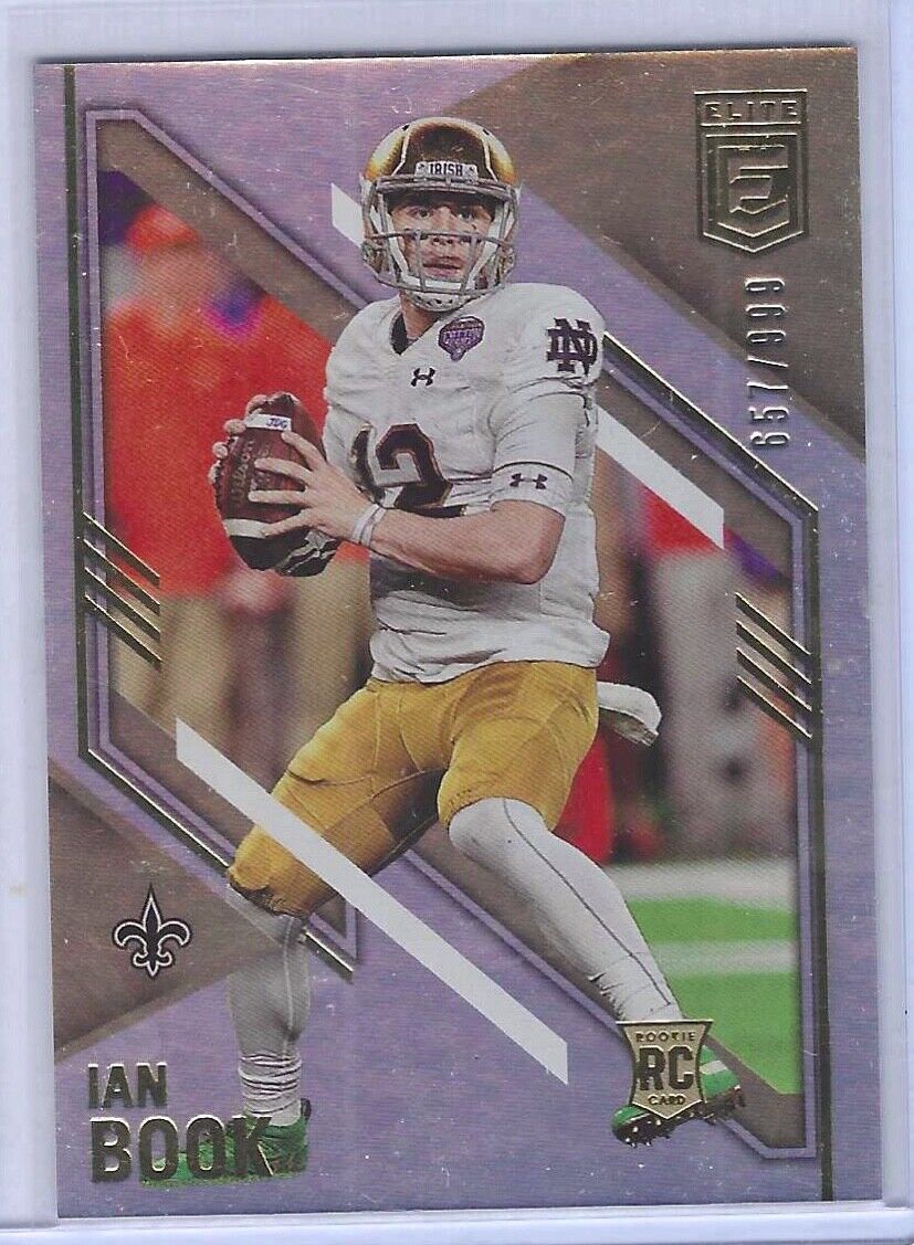 IAN BOOK 2021 PANINI DONRUSS ELITE SILVER FOIL ROOKIE RC #D 657/999