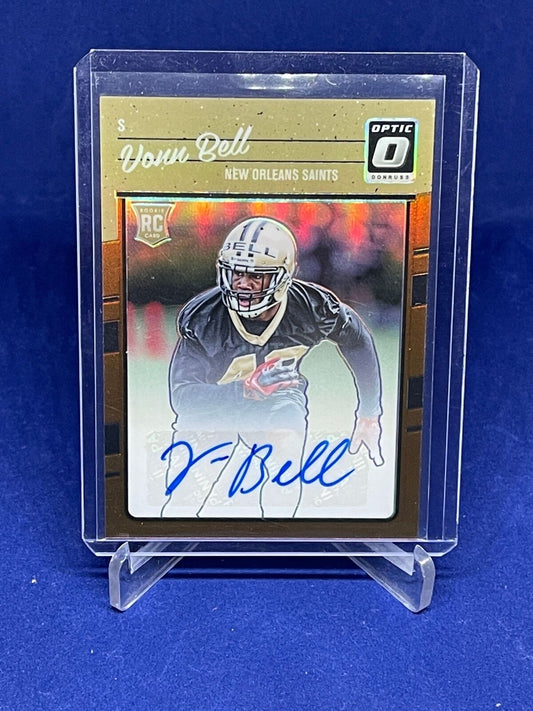 VONN BELL 2017 PANINI DONRUSS OPTIC BRONZE HOLO AUTO PRIZM RC #146