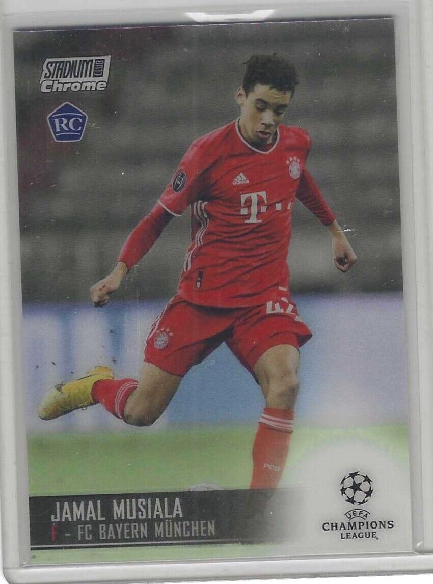 JAMAL MUSIALA 2020-21 TOPPS STADIUM CLUB CHROME TRUE ROOKIE RC #41