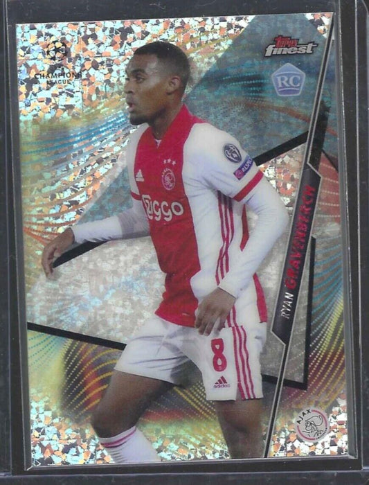 RYAN GRAVENBERCH 2020-21 TOPPS FINEST SPECKLE DIAMOND REFRACTOR RC #D 025/175