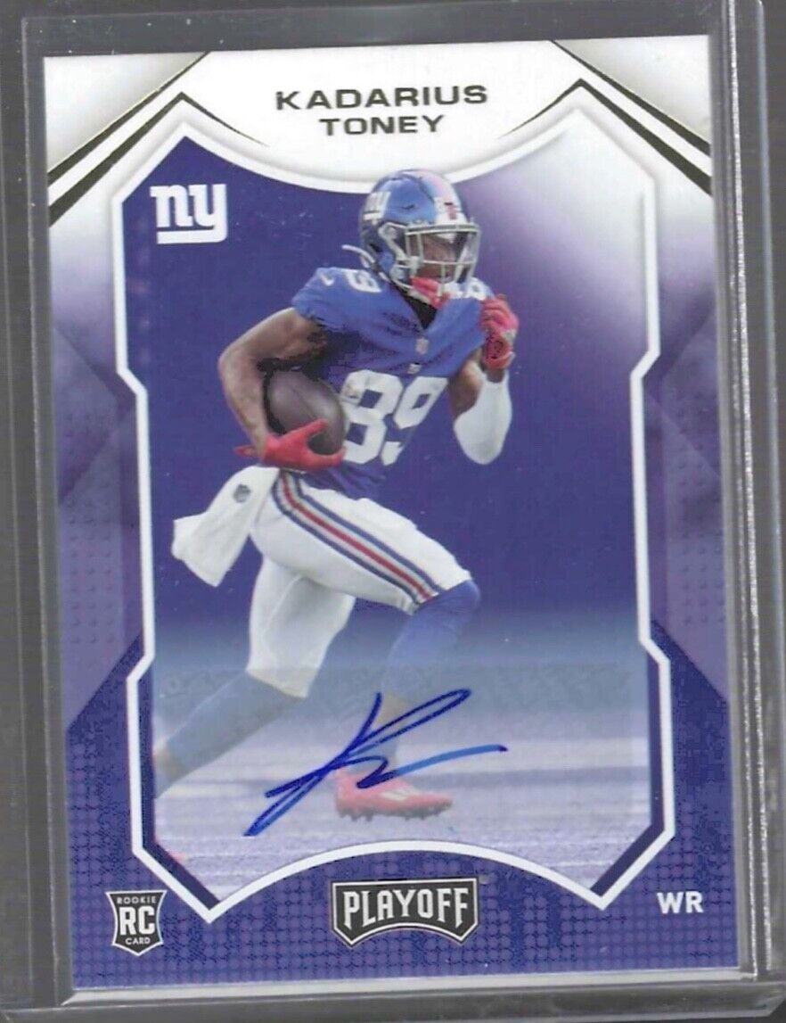 KADARIUS TONEY 2021 PANINI PLAYOFF ROOKIE AUTO RC #210