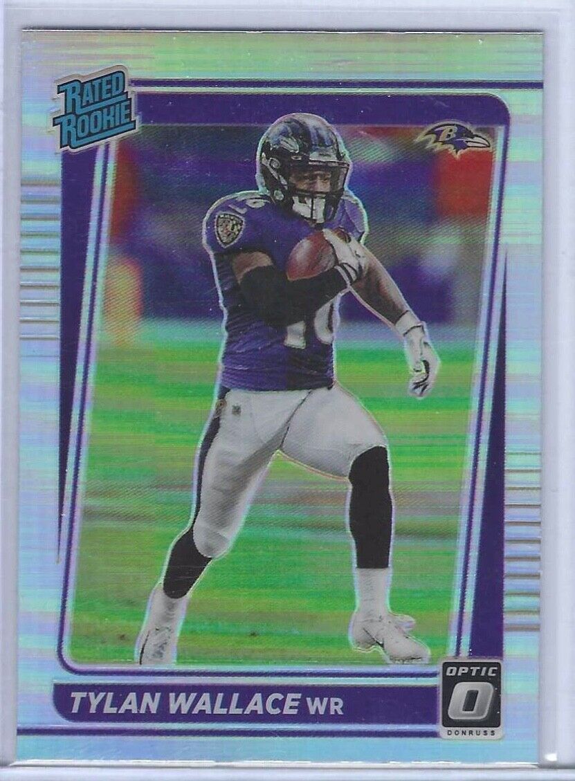 TYLAN WALLACE 2021 DONRUSS OPTIC PREVIEW SILVER HOLO RATED ROOKIE RC #P-274