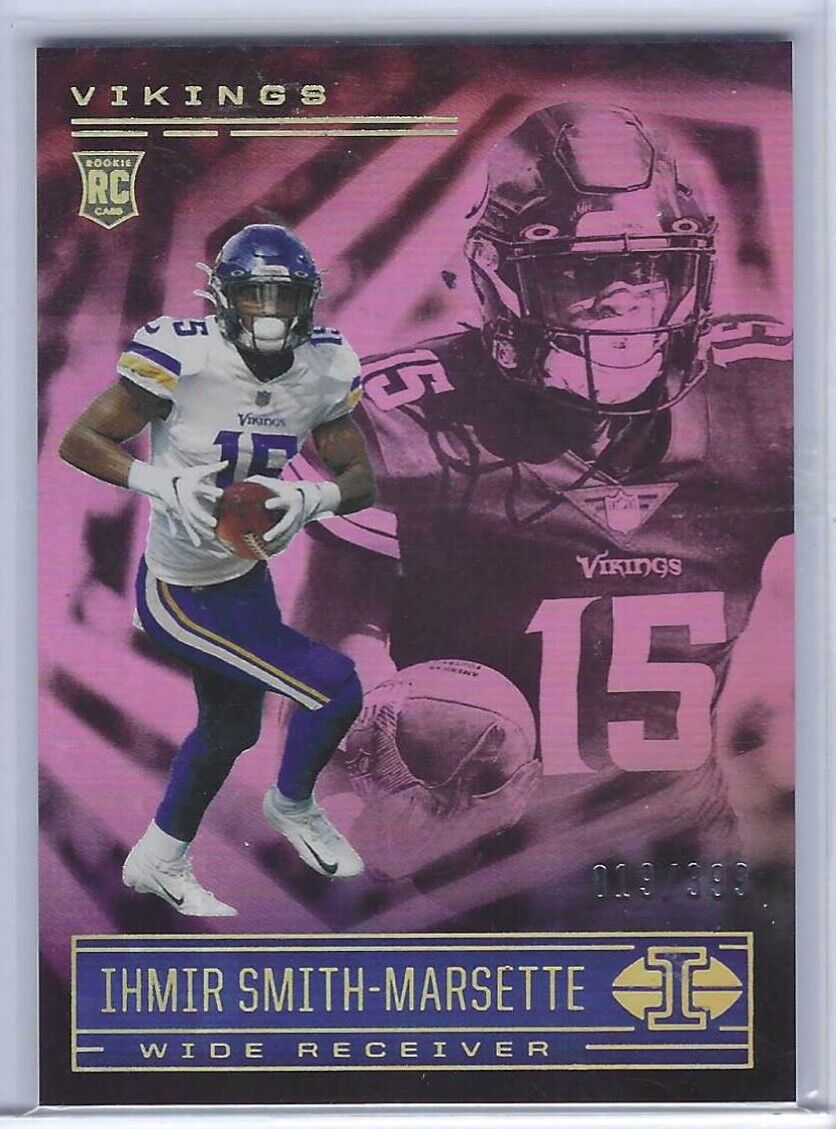 IHMIR SMITH-MARSETTE 2021 PANINI ILLUSIONS PINK ROOKIE RC #D 019/399