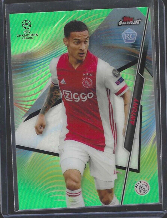 ANTONY 2020-21 TOPPS FINEST LIME GREEN REFRACTOR ROOKIE RC #D 24/99