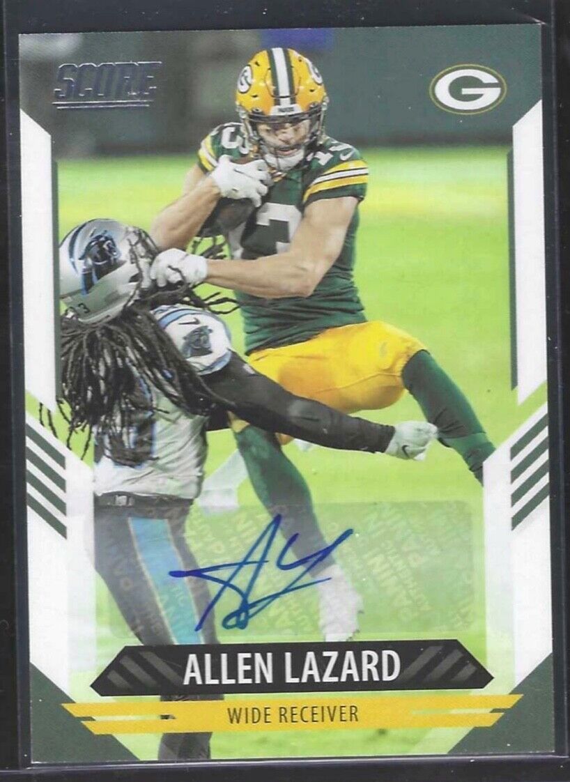 ALLEN LAZARD 2021 PANINI SCORE AUTO #284