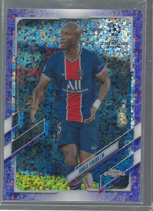 DANILO PEREIRA 2020 TOPPS CHROME CHAMPIONS LEAGUE PURPLE DIAMOND REFRACTOR /250