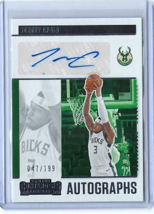 TORREY CRAIG 2020-21 PANINI CONTENDERS AUTO #D /199