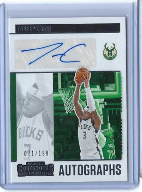 TORREY CRAIG 2020-21 PANINI CONTENDERS AUTO #D /199