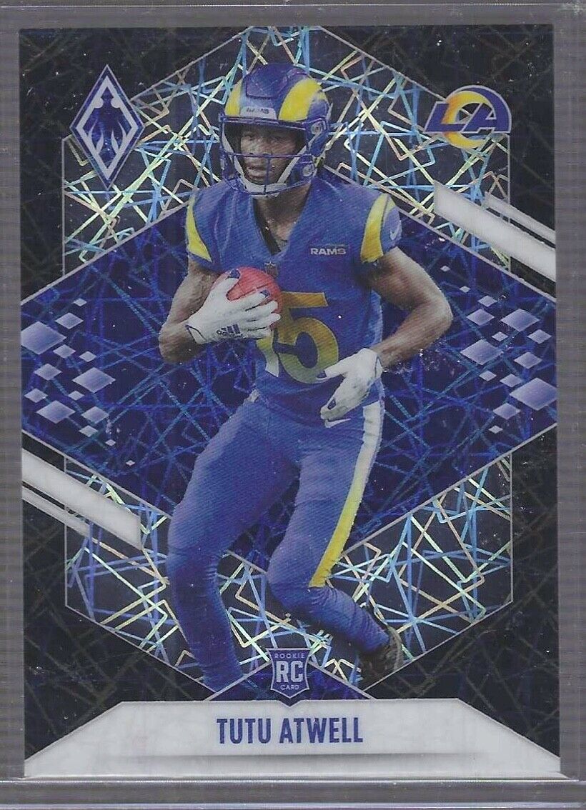 TUTU ATWELL 2021 PANINI PHOENIX BLACK LAZER PRIZM ROOKIE RC #D 04/10