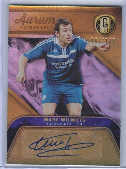 MARC WILMOTS 2019-20 PANINI GOLD STANDARD AURUM AUTO #D 107/149