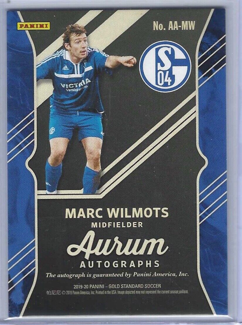 MARC WILMOTS 2019-20 PANINI GOLD STANDARD AURUM AUTO #D 107/149
