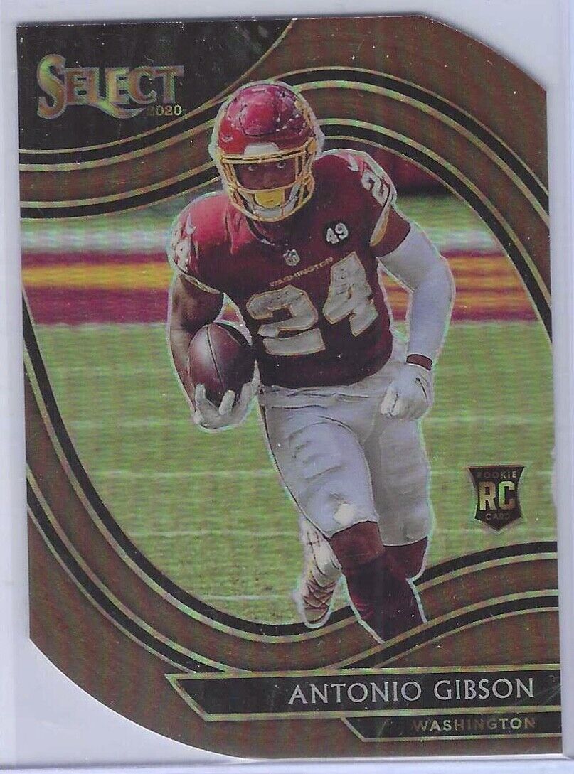 ANTONIO GIBSON 2020 PANINI SELECT FIELD LEVEL BRONZE DIE CUT RC #D 099/355
