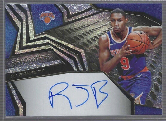 RJ BARRETT 2019-20 PANINI REVOLUTION ROOKIE ON CARD AUTO RC #RA-RJB