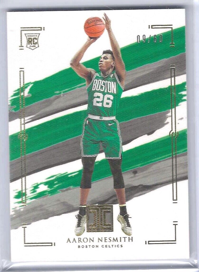 AARON NESMITH 2020-21 PANINI IMPECCABLE GOLD ROOKIE RC #D 09/60