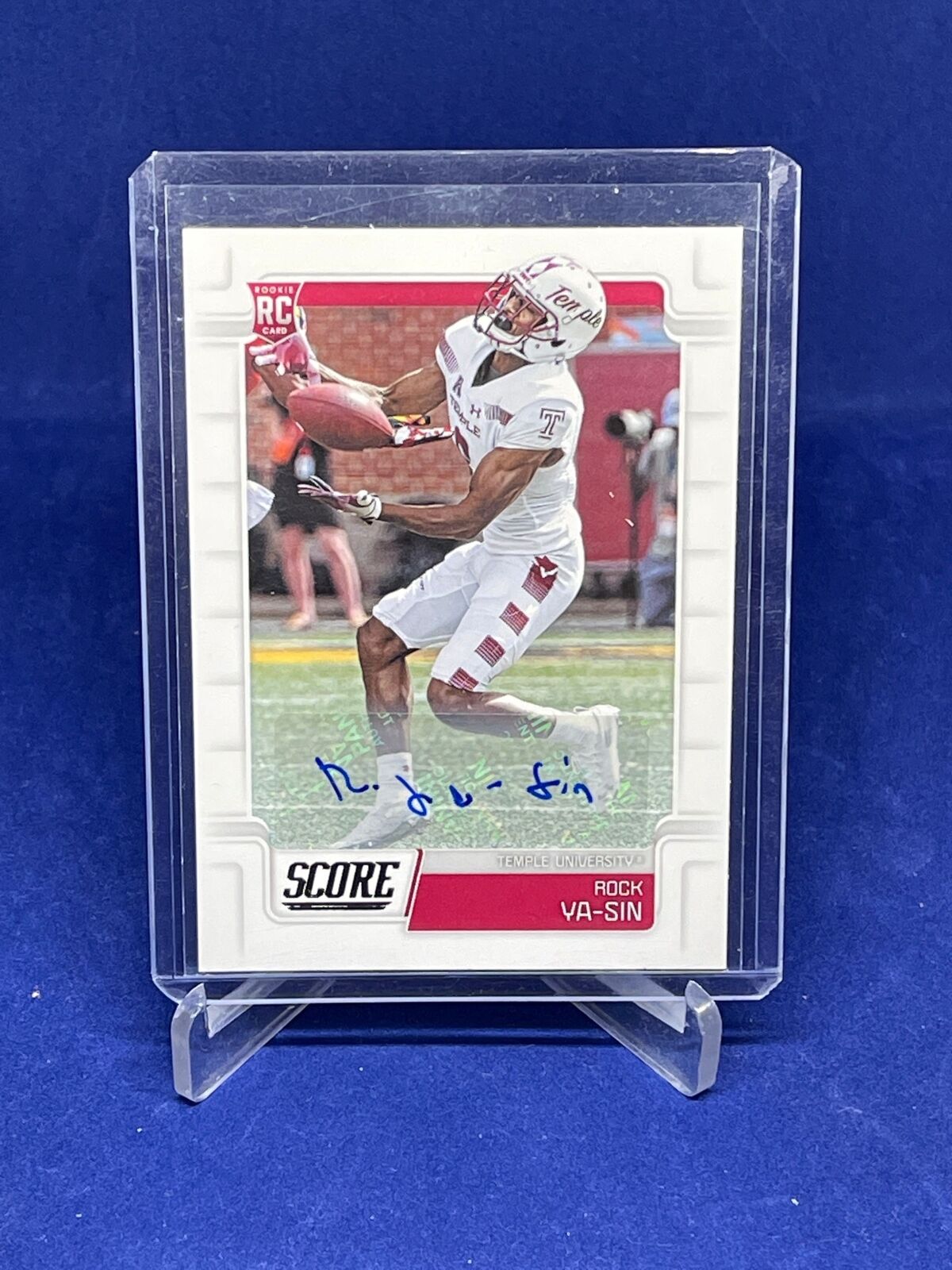 ROCK YA-SIN 2019 PANINI SCORE ROOKIE AUTO RC #436