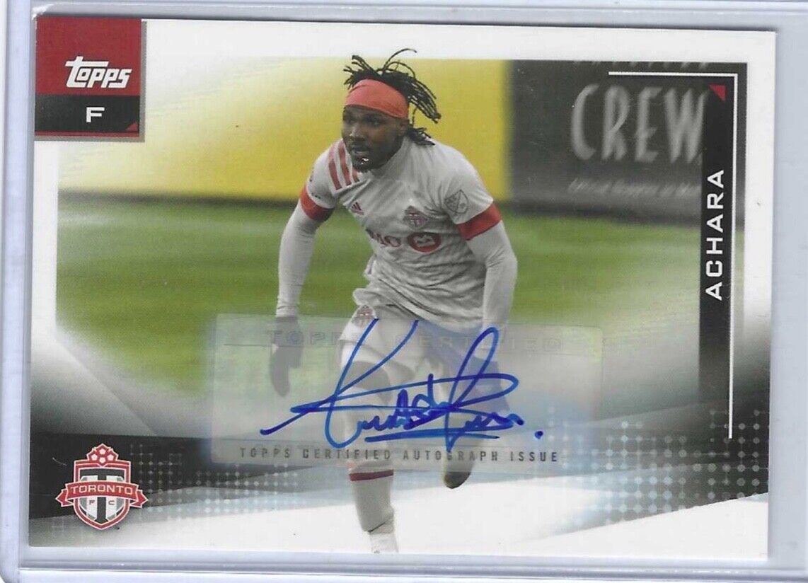 ACHARA 2021 TOPPS MLS TORONTO AUTO #11