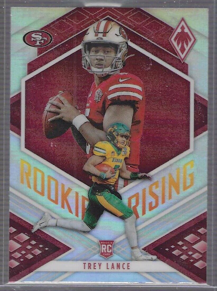 TREY LANCE 2021 PANINI PHOENIX SILVER PRIZM ROOKIE RISING RC #RIS-3