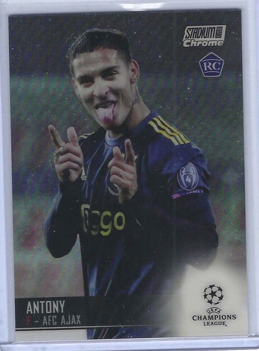 ANTONY 2020-21 TOPPS STADIUM CLUB CHROME SILVER REFRACTOR ROOKIE RC #49