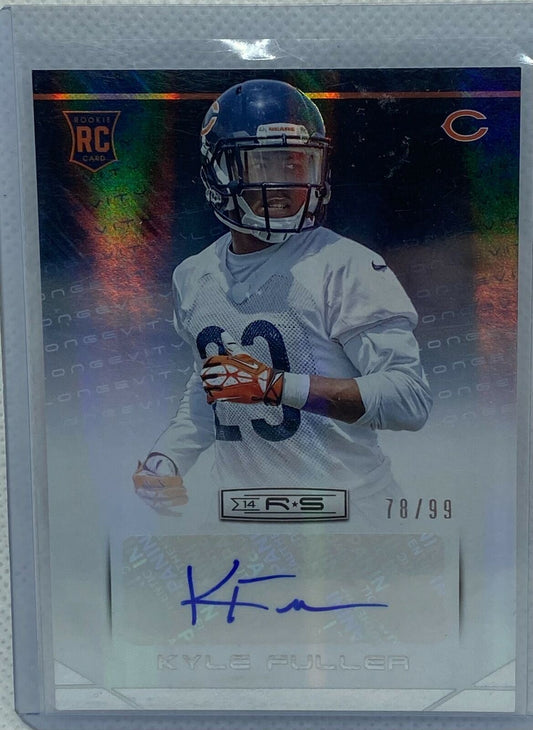 KYLE FULLER 2014 PANINI ROOKIES AND STARS LONGEVITY AUTO RC #D 75/99