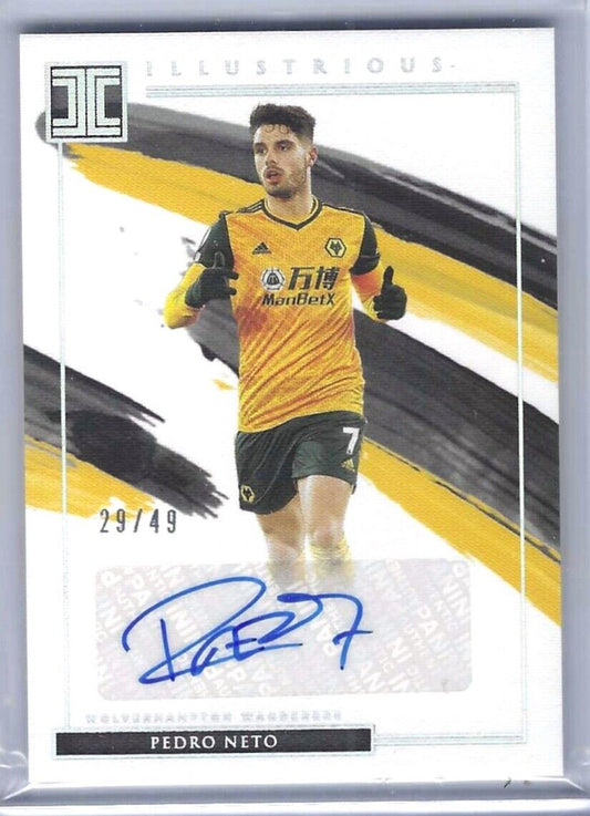 PEDRO NETO 2020-21 PANINI IMPECCABLE ILLUSTRIOUS SILVER AUTO #D 29/49