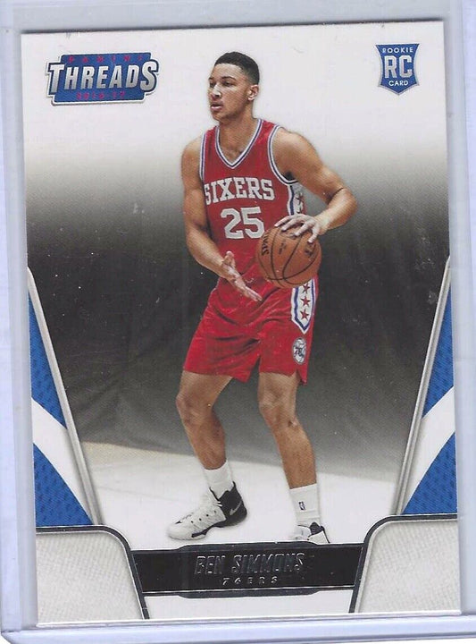 BEN SIMMONS 2016-17 PANINI THREADS ROOKIE RC #156