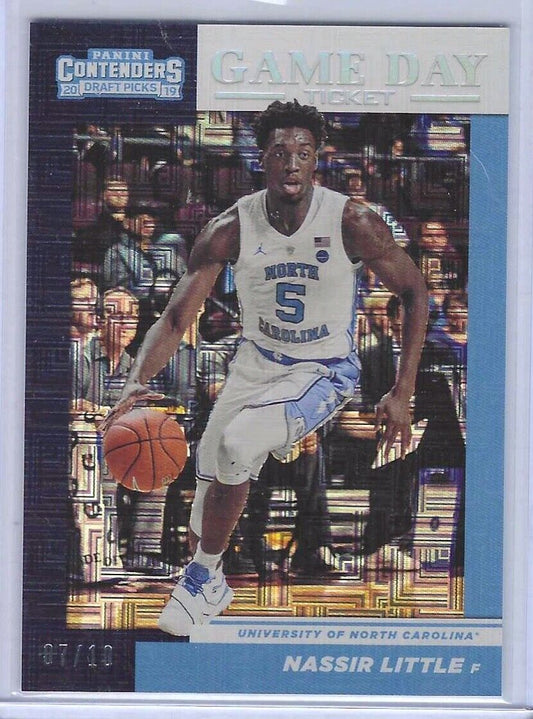 NASSIR LITTLE 2019 PANINI CONTENDERS GAME DAY TICKET SQUARES ROOKIE RC #D 07/10